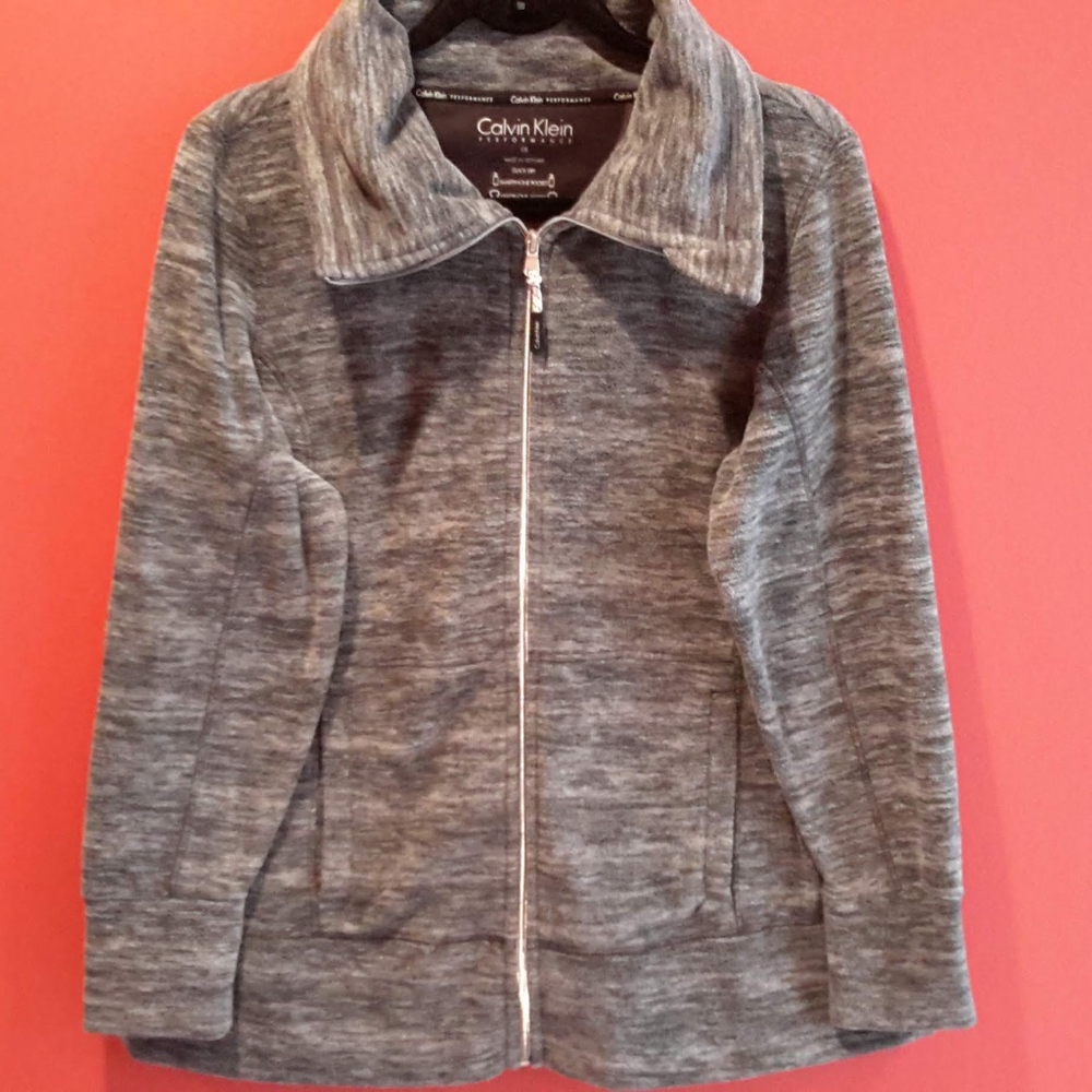 Calvin Klein Performance Zip Up Sweater Size 0X